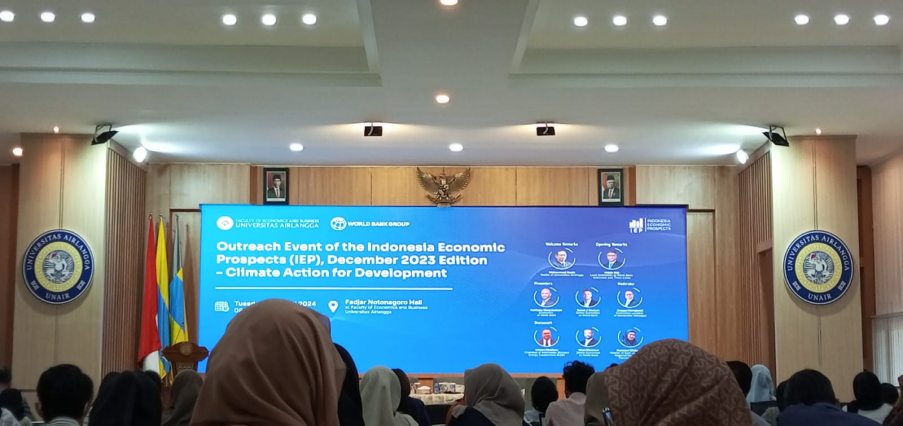 Dissemination of Indonesia Economic Prospect : Analysis December 2023 Performance Edition for Climate Action for Development